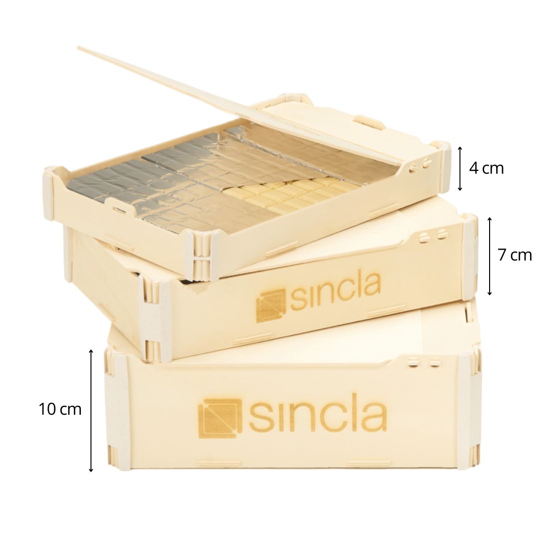 Cajas con bisagra Sincla-box