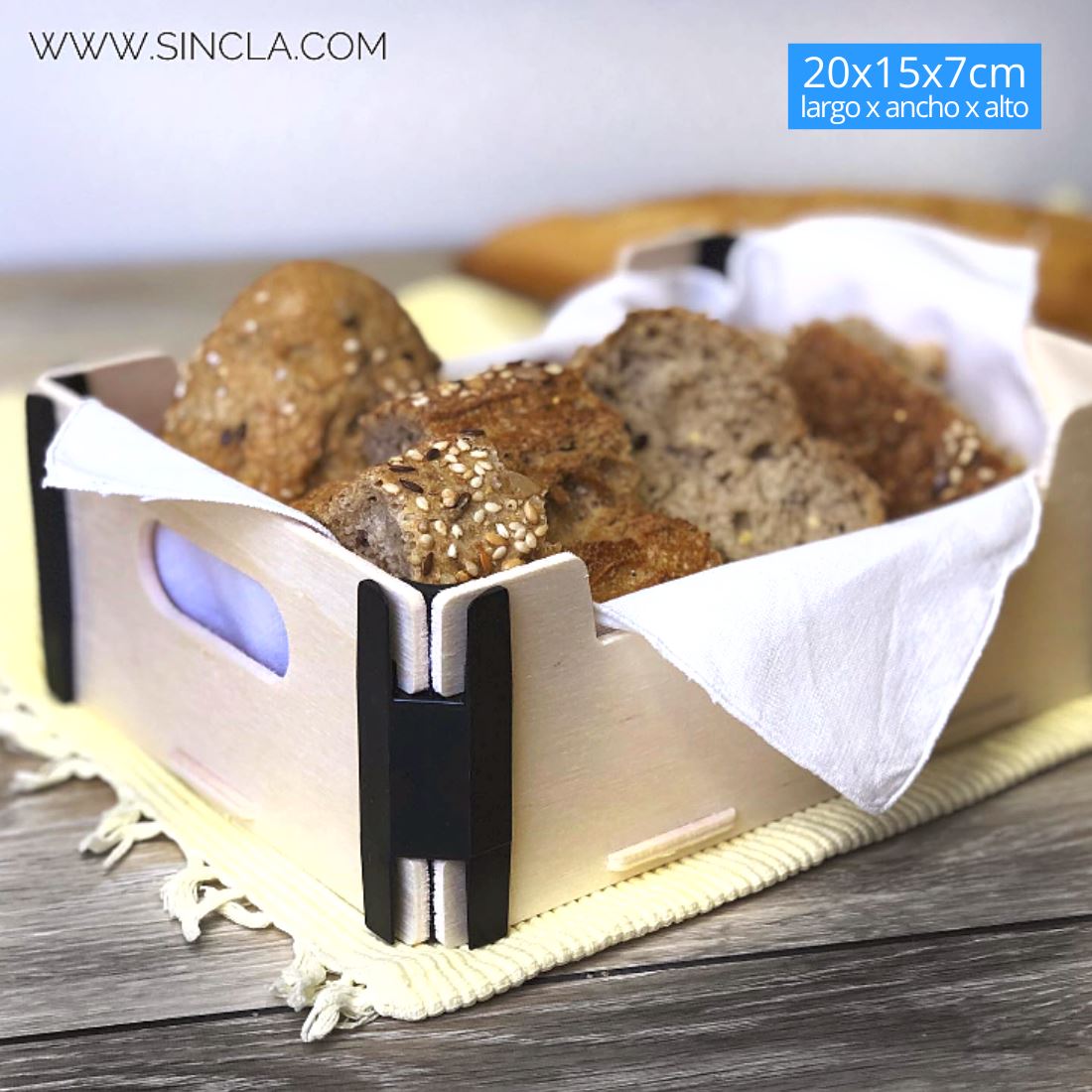 Bandejas de madera Sincla-box