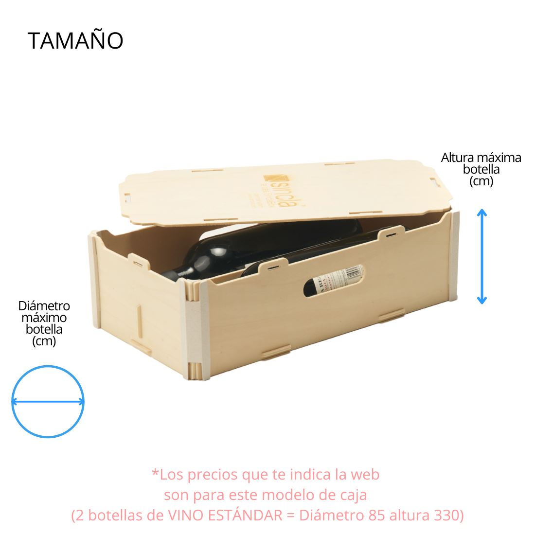 Estuches de madera para botellas Sincla-box