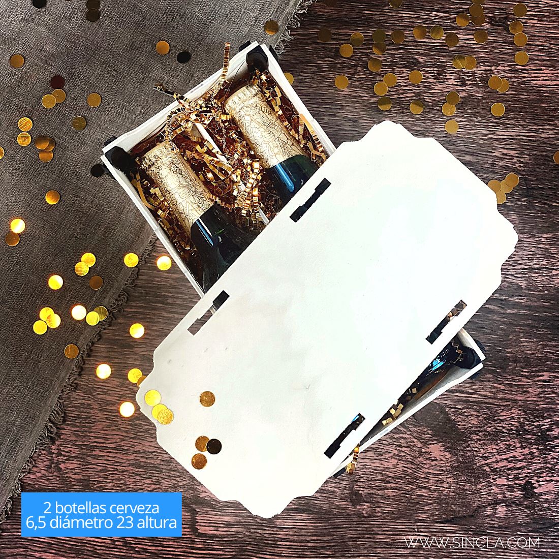 Estuches de madera para botellas Sincla-box