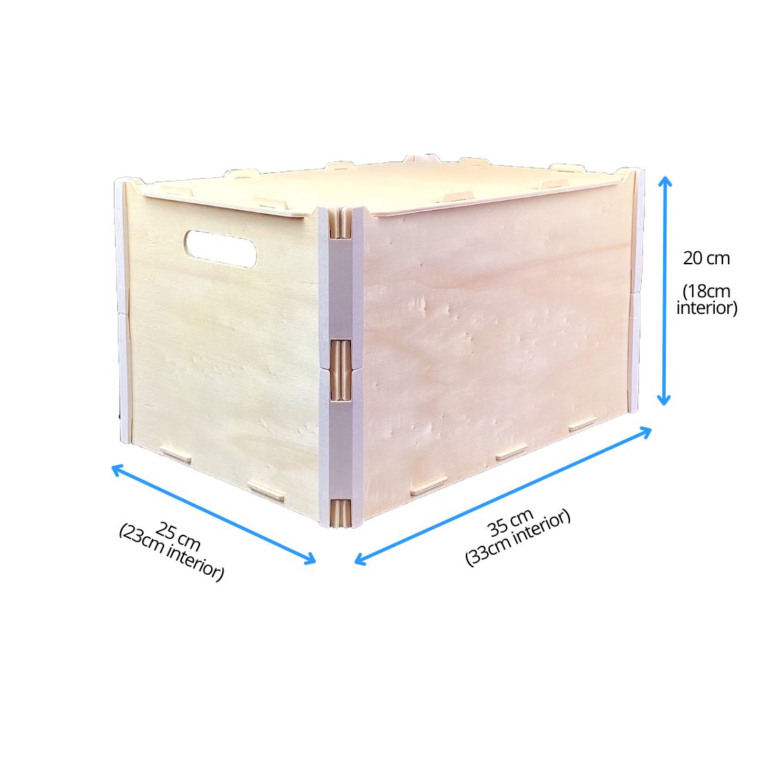 Unidades sueltas sin personalizar: Con tapa 35x25x20cm Sincla-box