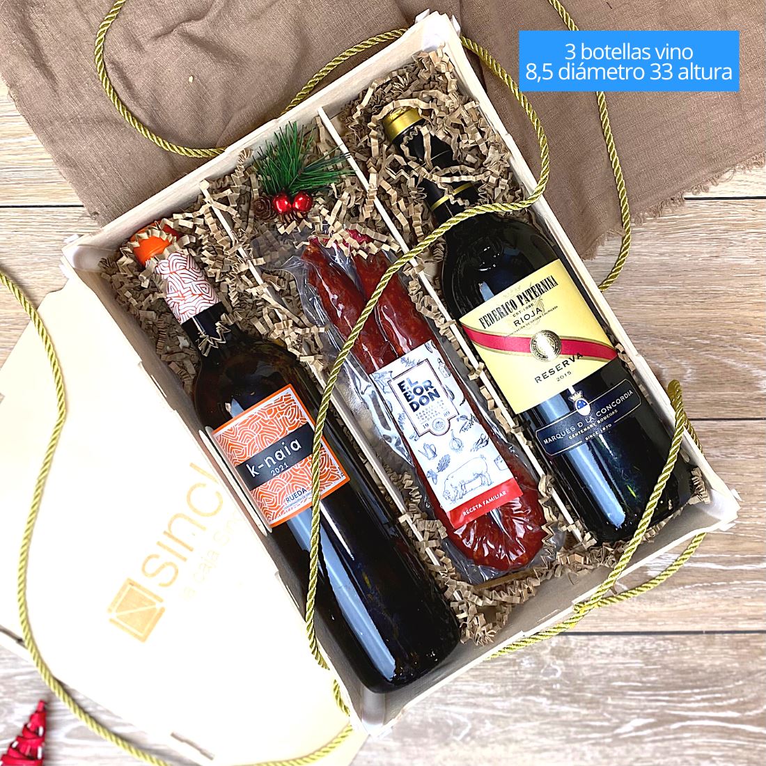 Estuches de madera para botellas Sincla-box