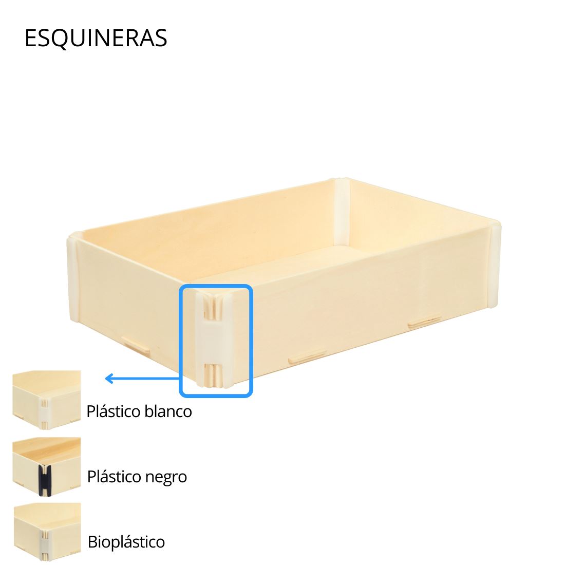 Cajas sin tapa Sincla-box