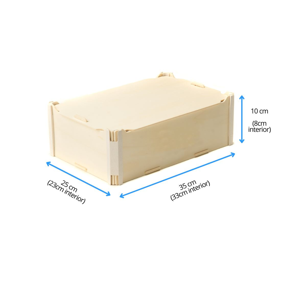 Unidades sueltas sin personalizar: Con tapa 35x25x10cm Sincla-box