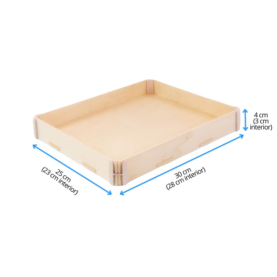 Unidades sueltas sin personalizar: Sin tapa 30x25x4cm Sincla-box