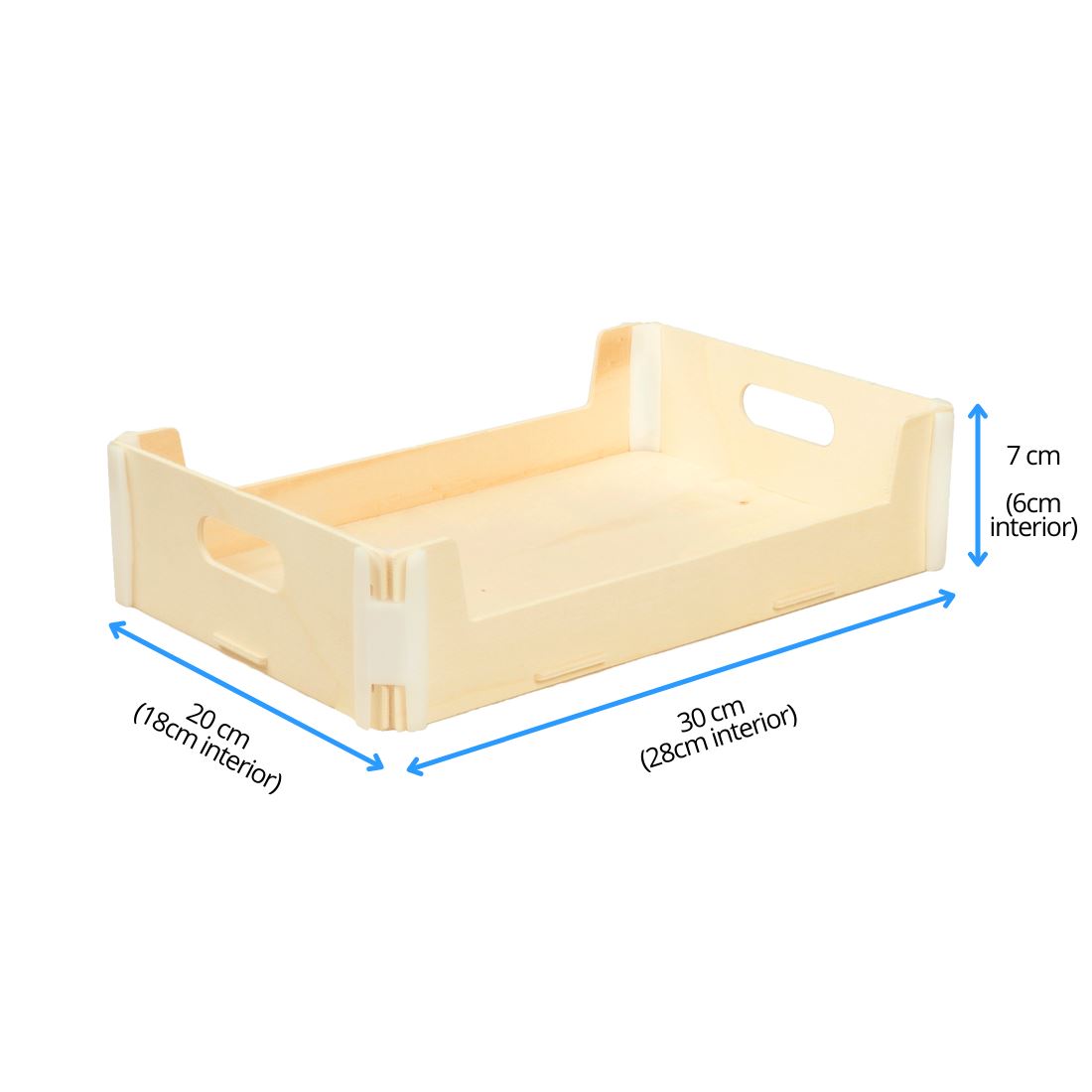Unidades sueltas sin personalizar: Bandeja 30x20x7cm Sincla-box