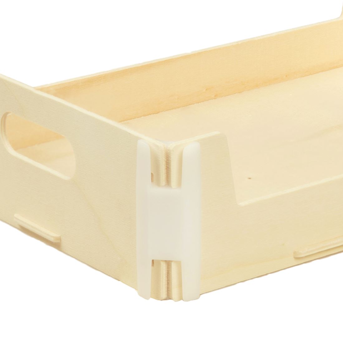 Bandejas de madera Sincla-box Plástico Blanco