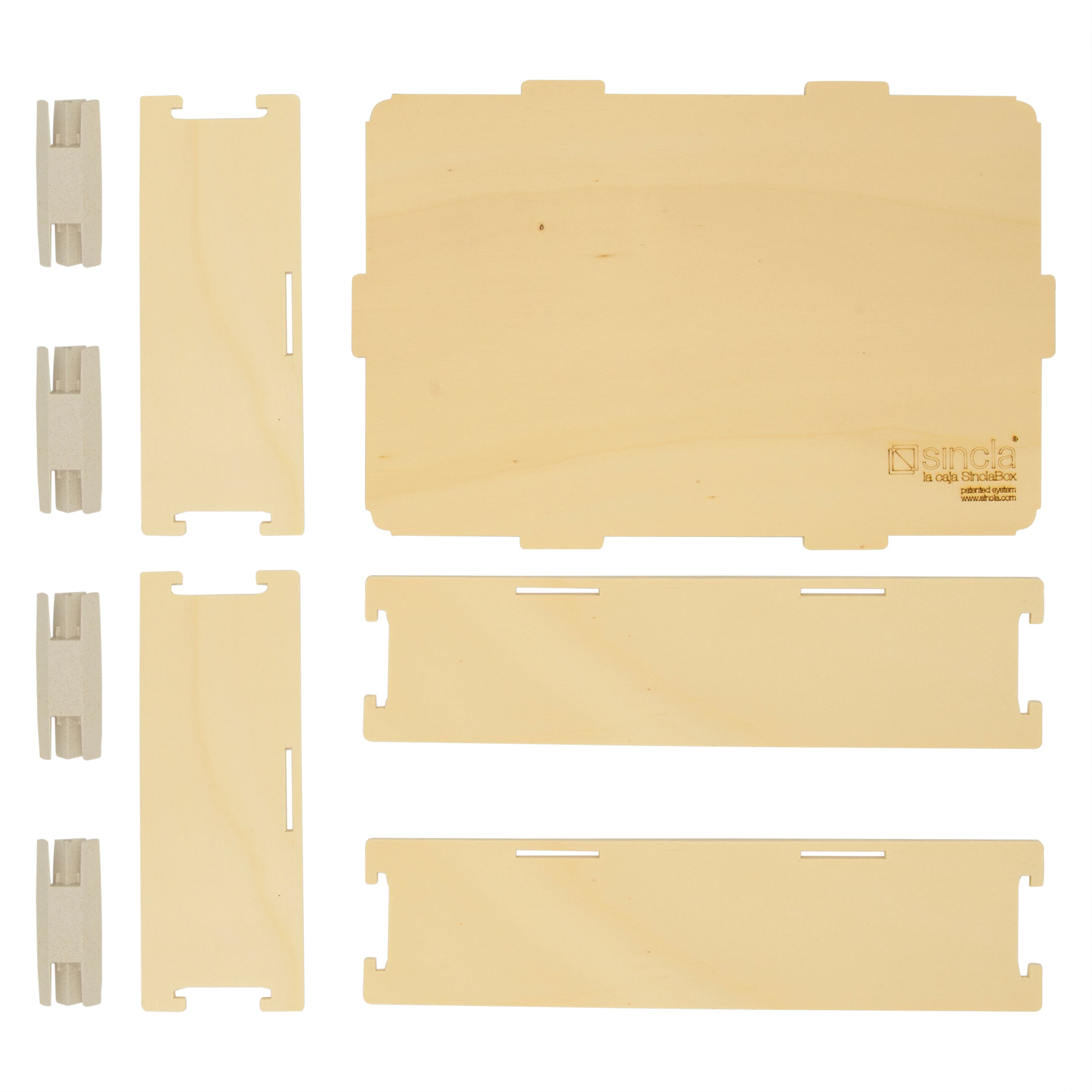 Cajas sin tapa Sincla-box