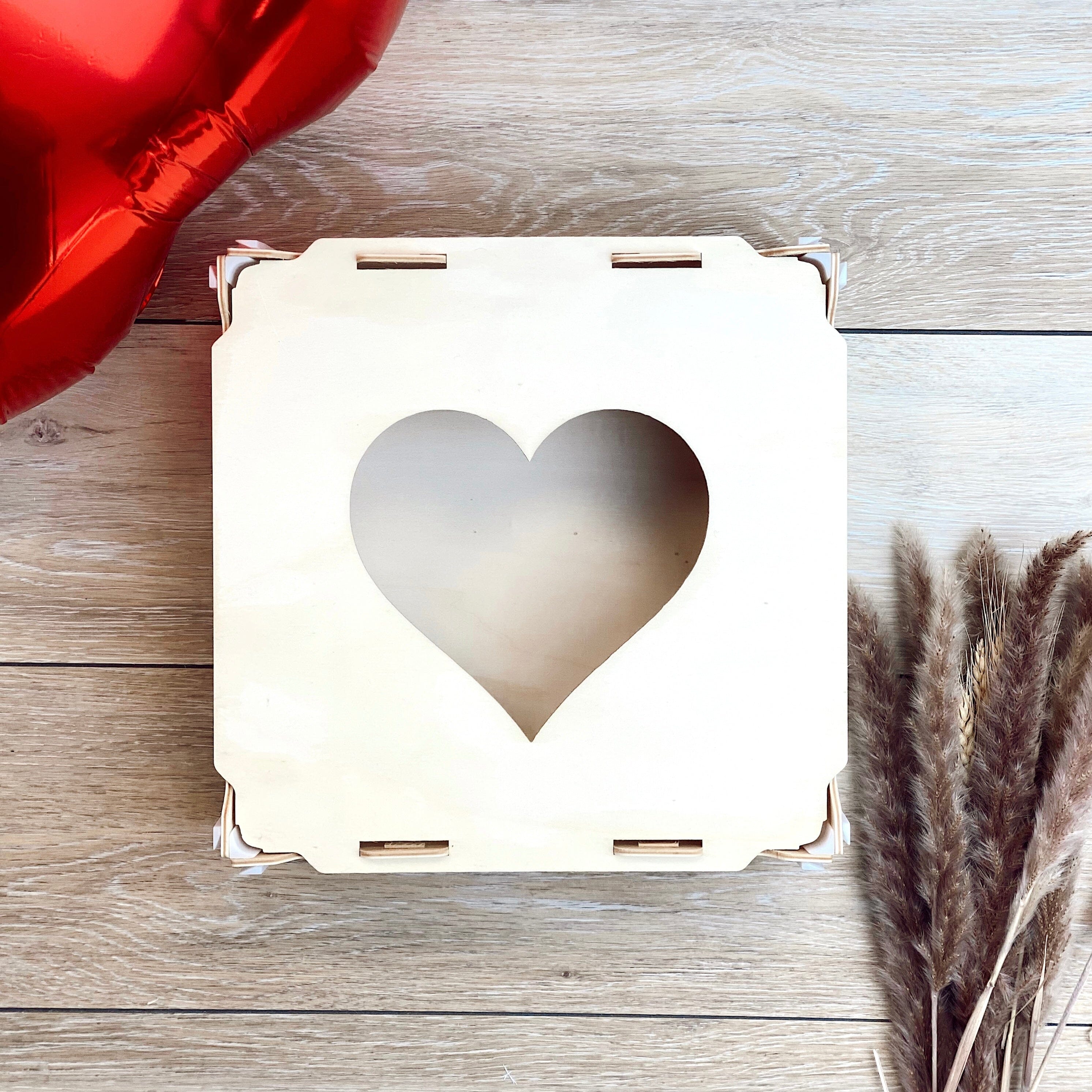 Unidades sueltas caja SAN VALENTÍN: Con tapa 25x25x10cm Sincla-box