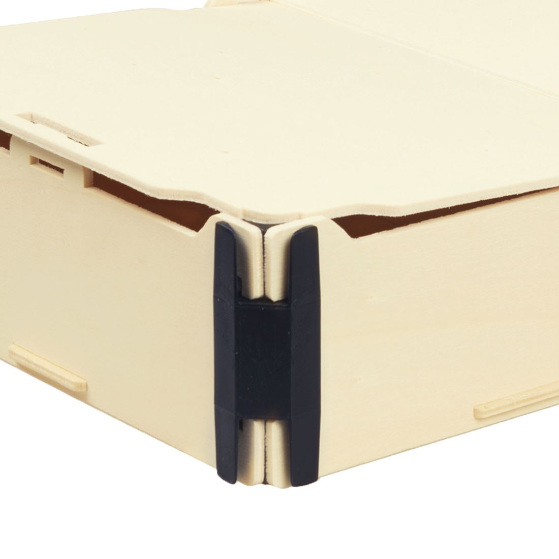 Cestas de madera Sincla-box Plástico Negro