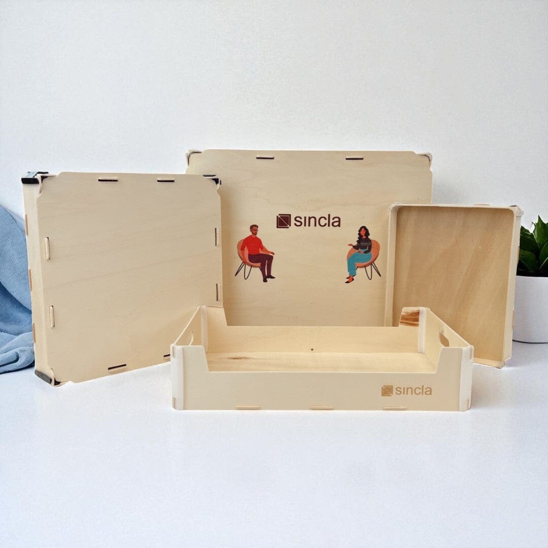 Muestras Cajas Madera Sincla-box 