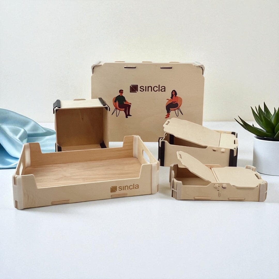 Muestras Cajas Madera Sincla-box 
