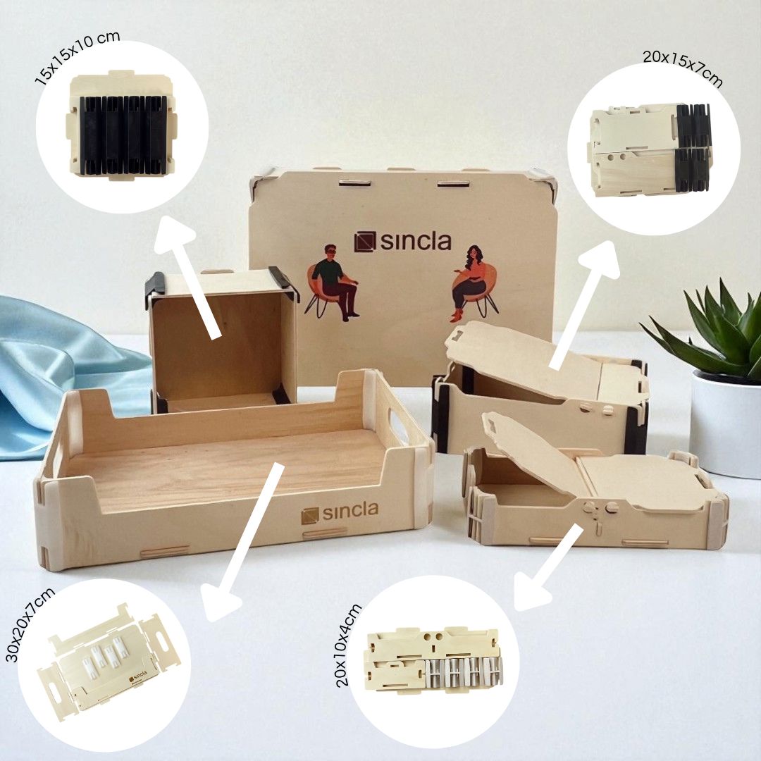 Muestras Cajas Madera Sincla-box Cajas medianas 