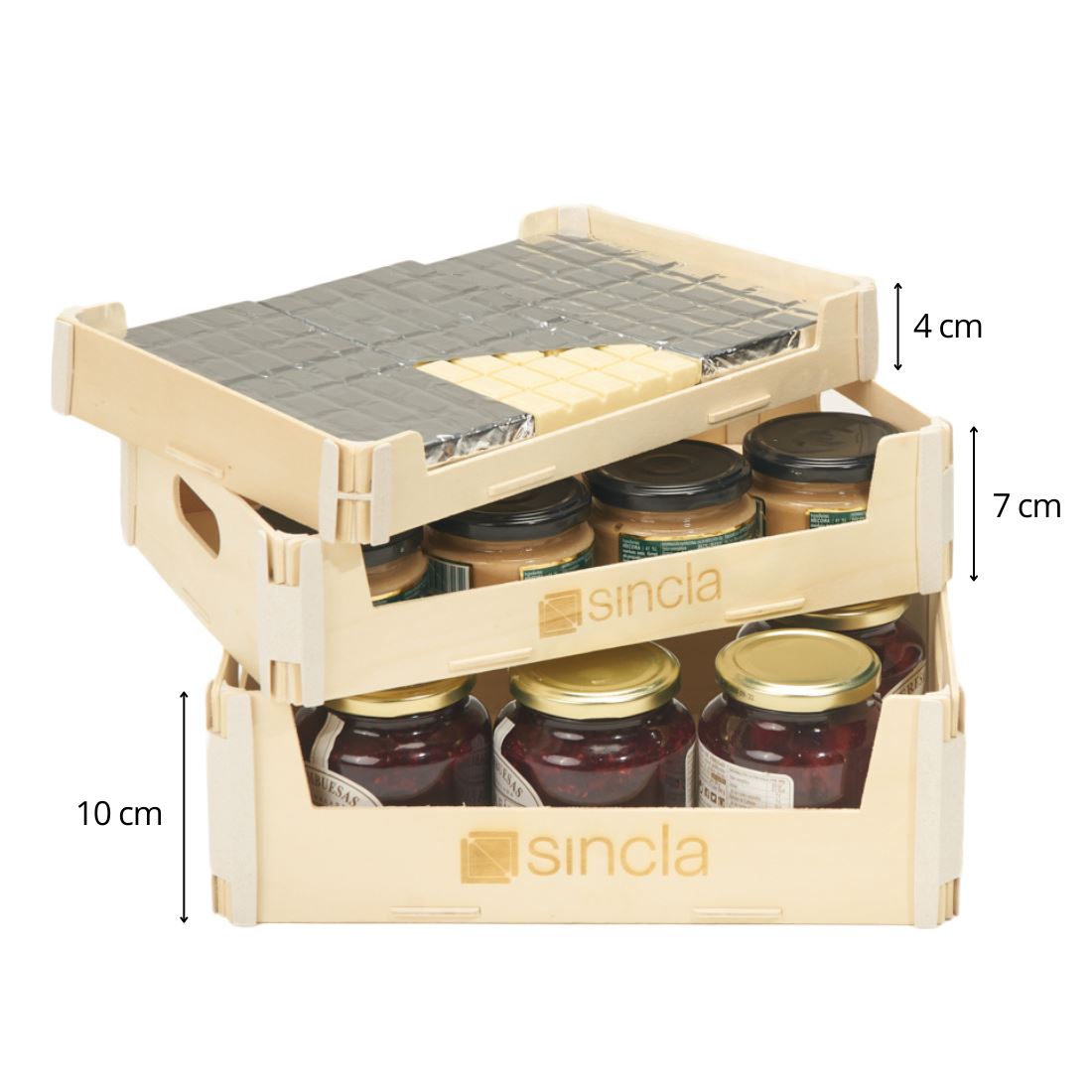 Bandejas de madera Sincla-box 