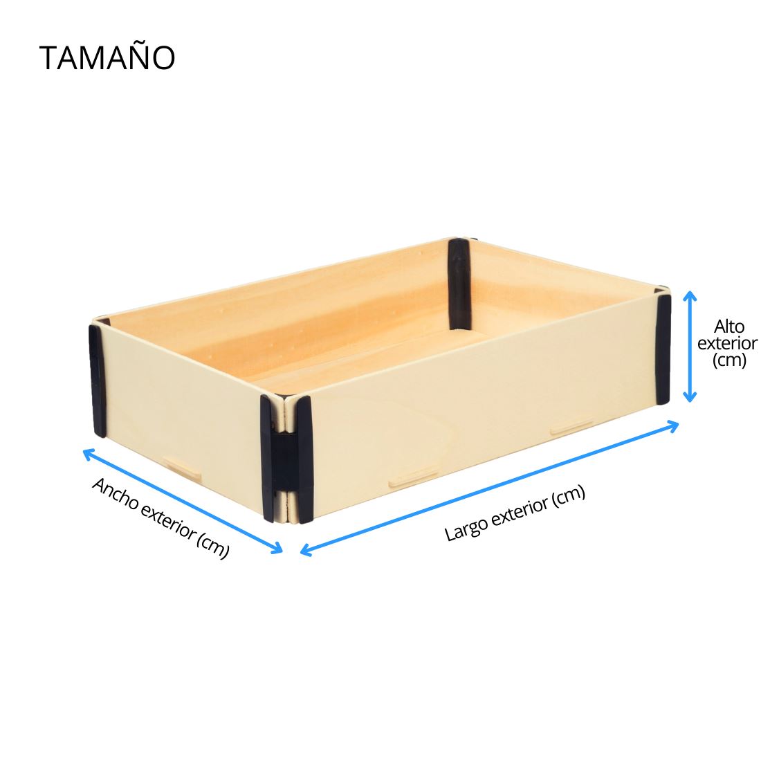 Cajas de madera sin tapa - Astigarraga Kit Line