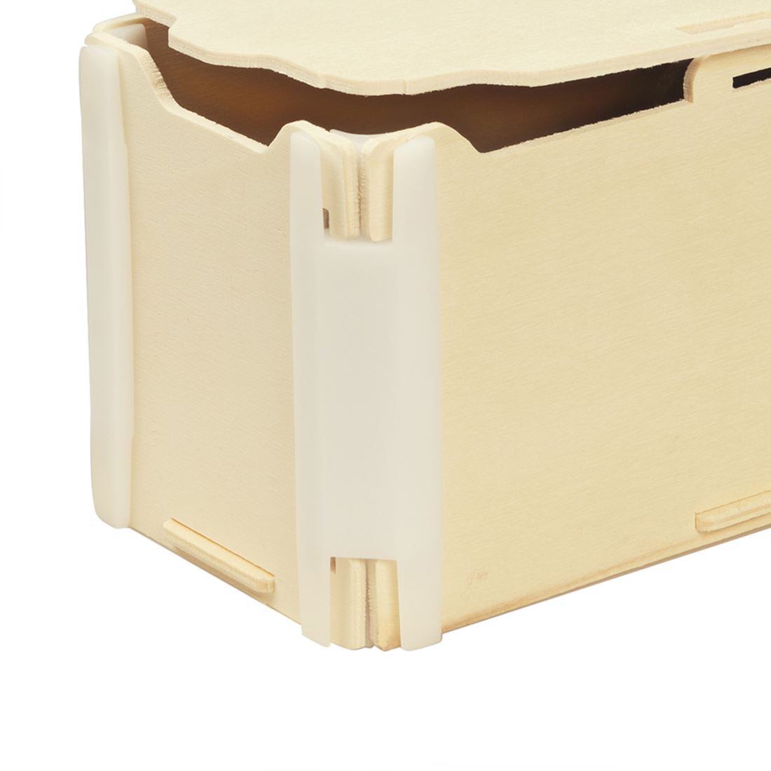 Cajas para botellas horizontales Sincla-box Plástico Blanco 