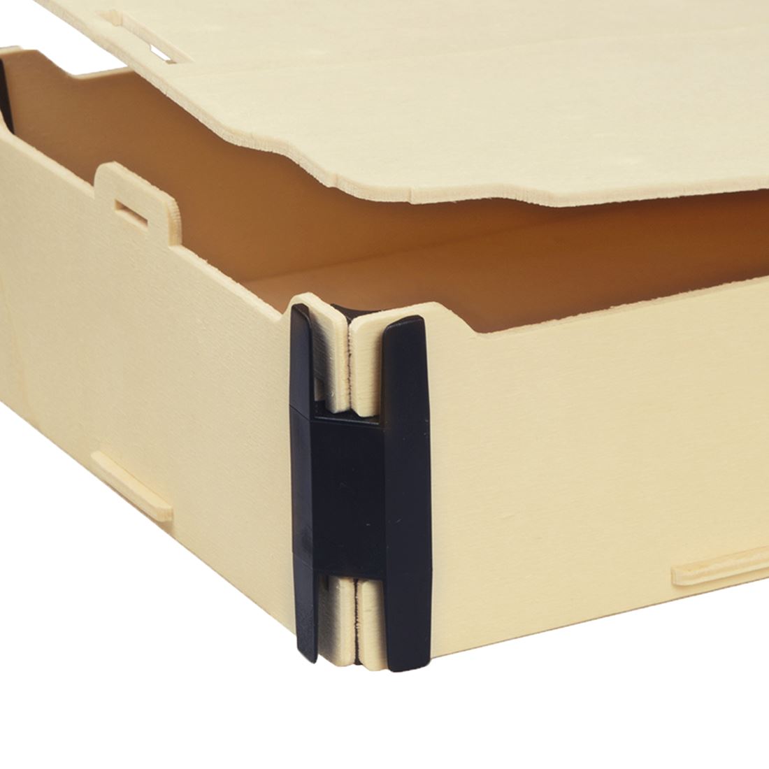 Cajas con bisagra Sincla-box Plástico Negro 